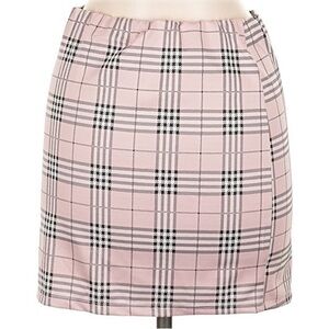 Love Tree Plaid Patterned Skirt NWT Size Medium